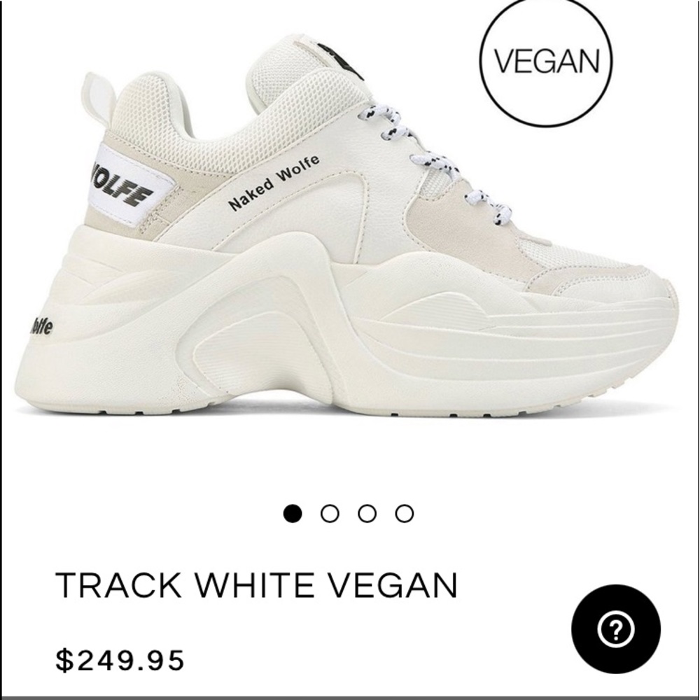 VEGAN NAKED WOLFE TRACK SNEAKERS :)